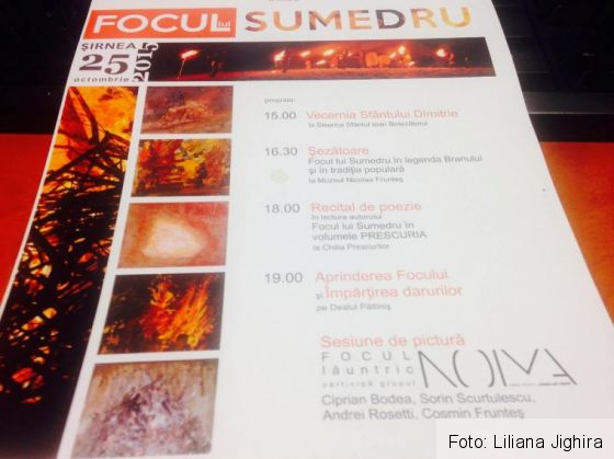 BRAŞOV. Alt fel de tradiţie la „Focul lui Sumedru” 1 sumedru pliant1_196741.jpg