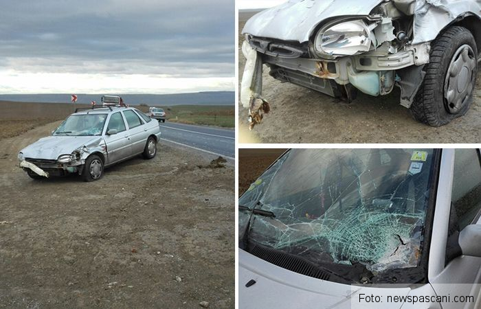 Coliziune între un autoturism şi o căruţă, pe DN 28! 1 accidentdn28.jpg