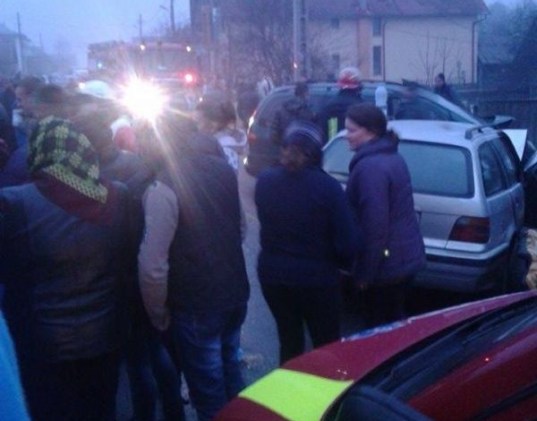 Accident cu un mort şi trei răniţi, pe DN 18 1 accidentmaramures.jpg