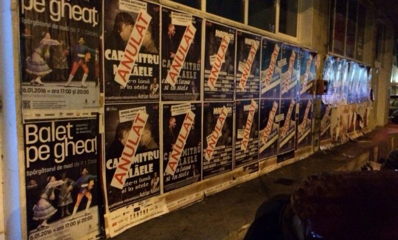 Războiul afișelor! Spectacol de Jose Carreras, aproape „sabotat“ 1 afisecluj.jpg