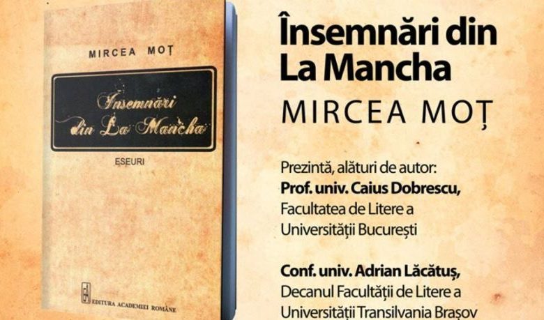 BRAŞOV. Un Don Quijote şi ale sale însemnări 1 capturecartemirceamotlamancha.jpg