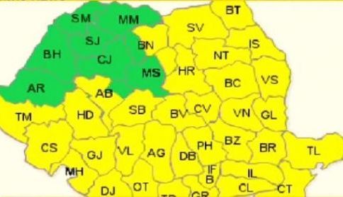 BRAŞOV. O nouă avertizare COD GALBEN 1 harta1_2.jpg