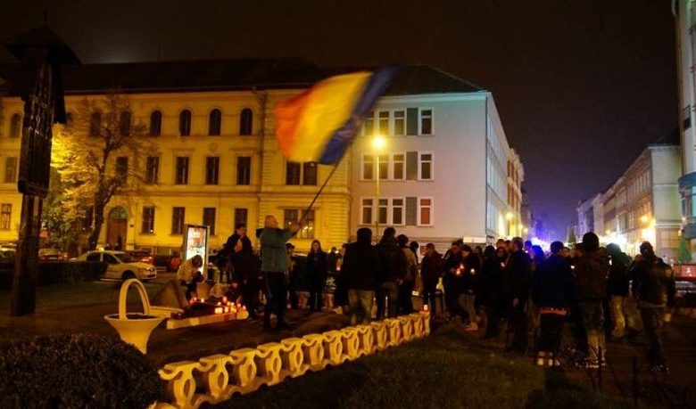 BRAŞOV. Eveniment de comemorare pentru victima de la Vel Pitar 1 marsultaceriitroitasteagcandele.jpg