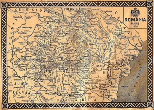 1 Decembrie – ce și de ce sărbătorim azi, chiar și fără festivități 1 Harta Romania Mare 1920_199579.jpg