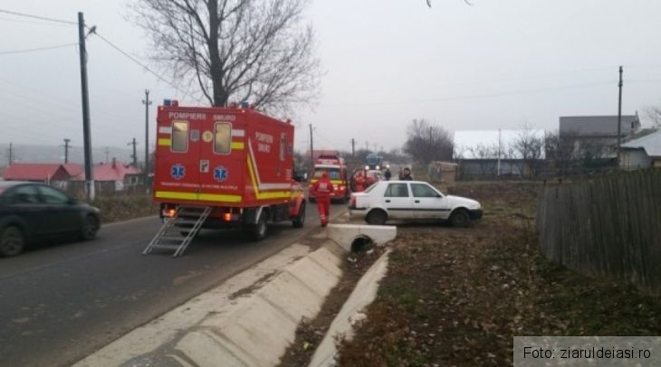 Şase victime, după o depășire efectuată de o șoferiță (FOTO) 1 accident scanteia_200432.jpg