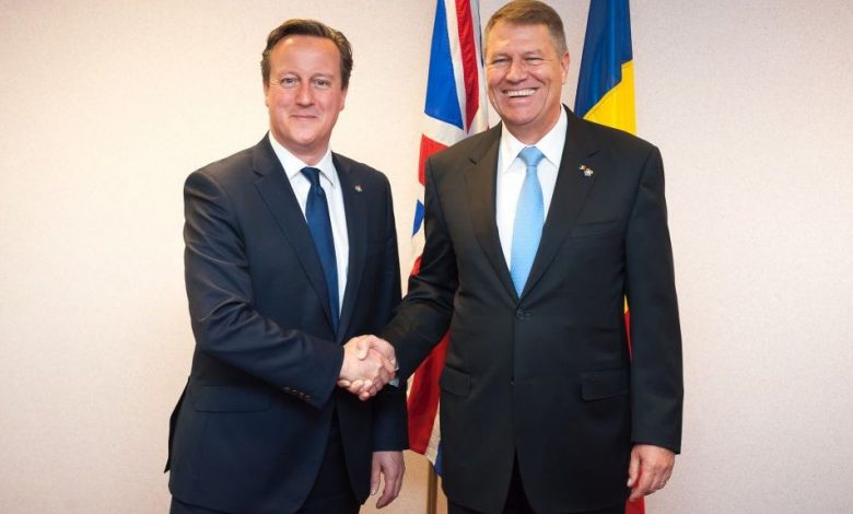 Un premier britanic, pentru prima dată, în ultimii 16 ani, la Bucureşti 1 iohannis-cameron.jpg