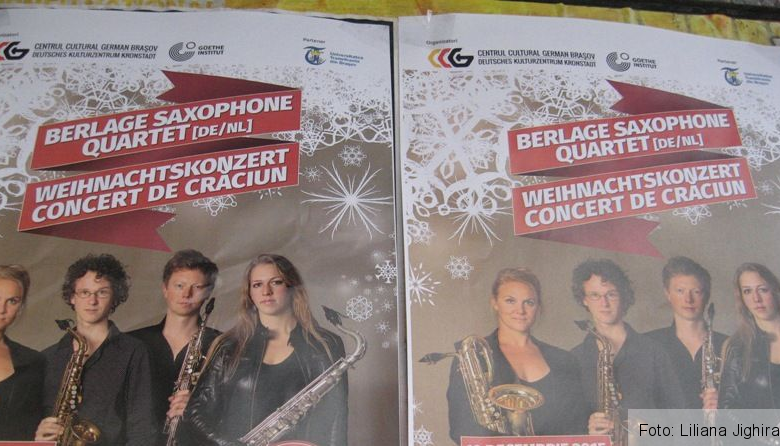 BRAȘOV. Concert de Crăciun mai aparte 1 saxofonisti.jpg