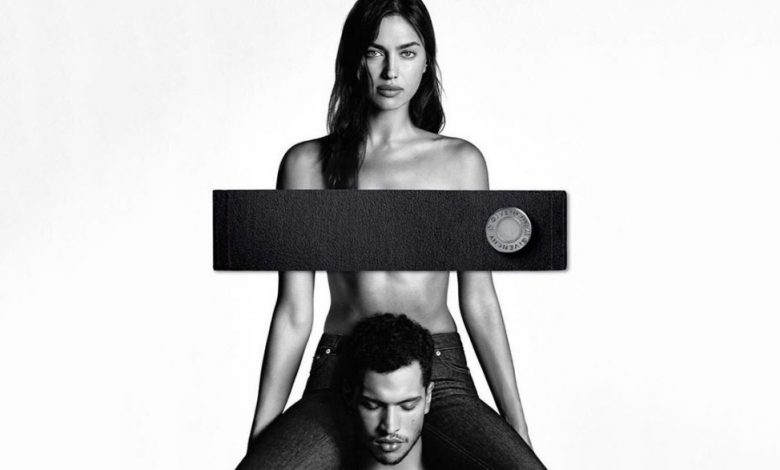 IPOSTAZE INCENDIARE. Irina Shayk a pozat dezbrăcată 1 givenchy.jpg
