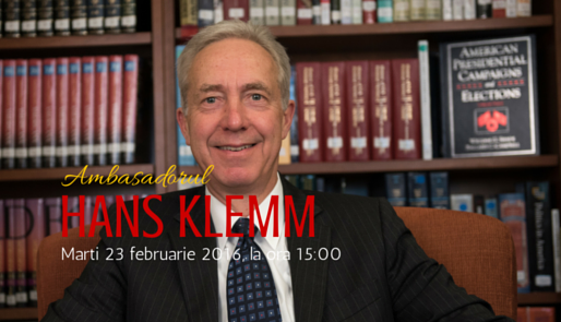 Ambasadorul american Hans Klemm va discuta online cu orice român interesat de SUA 1 ambasadorsua.png