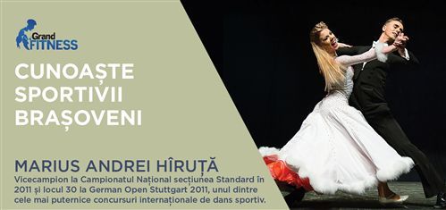 Grand Fitness a lansat Campania „Cunoaște Sportivii Brașoveni”. Astăzi, Marius Andrei Hîruță - dans sportiv 1 hiruta.jpg