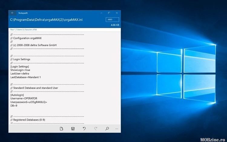 Recomandare: NotepadX, un editor de TXT pentru Windows 10 Mobile 1 notepadx.jpg