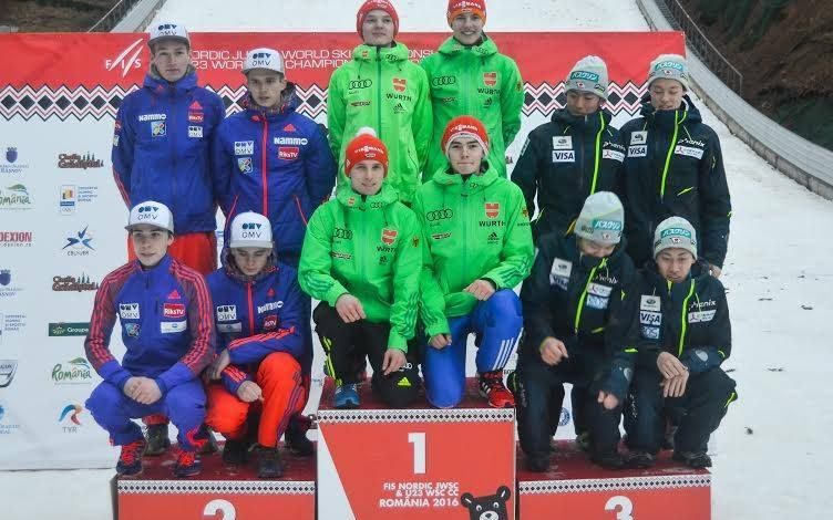 C.M. DE SCHI NORDIC. Echipa masculină de sărituri cu schiurile a României s-a clasat pe locul... 1 podium_3.jpg
