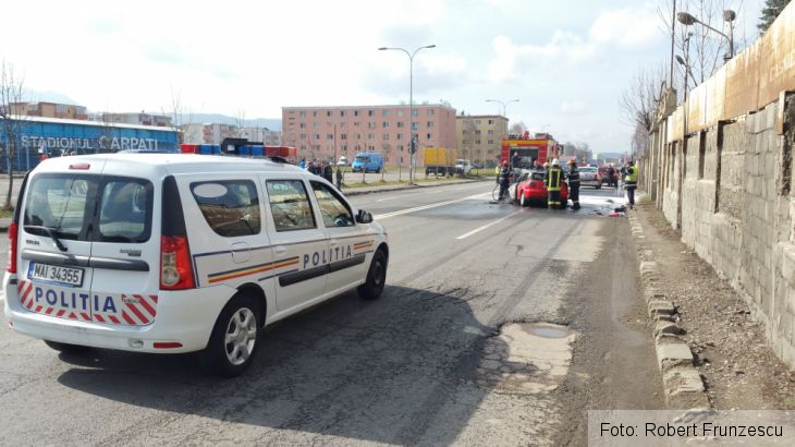 Update. BRAȘOV. Copilul rănit în accidentul de pe strada Zizinului a fost transportat la spital 1 20160305_123637_206630.jpg