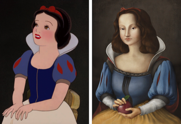 Uite cum ar arăta prinţesele Disney, în picturi renascentiste 1 Disney0_207143.png