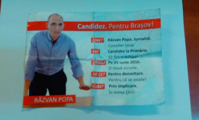 BRAŞOV. Când demagogia e ridicată la rang de virtute în campania electorală 1 fluturas.jpg