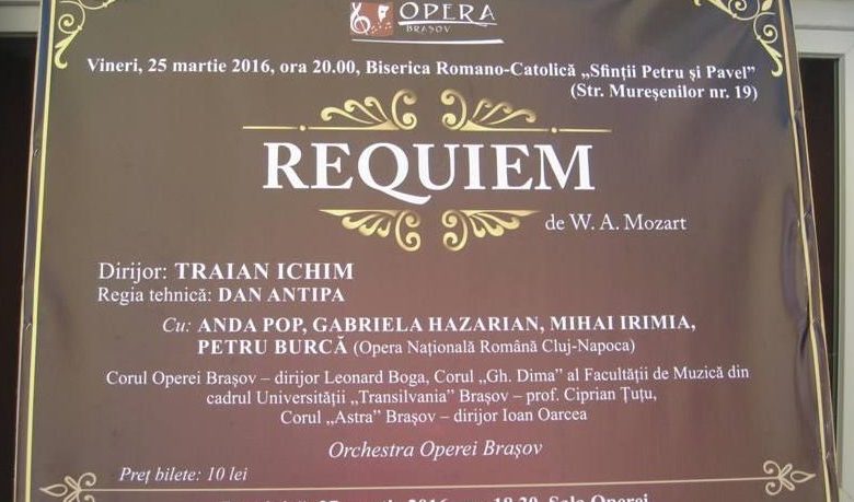 BRAŞOV. Opera, în concert la Biserica Romano-Catolică 1 operarequiem.jpg