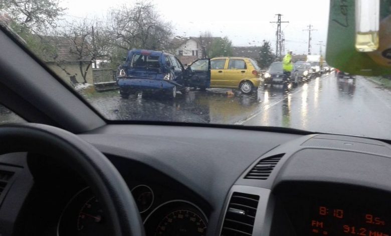 BRAŞOV. Accident cu victime pe DN 13 (FOTO) 1 accidentdn13.jpg