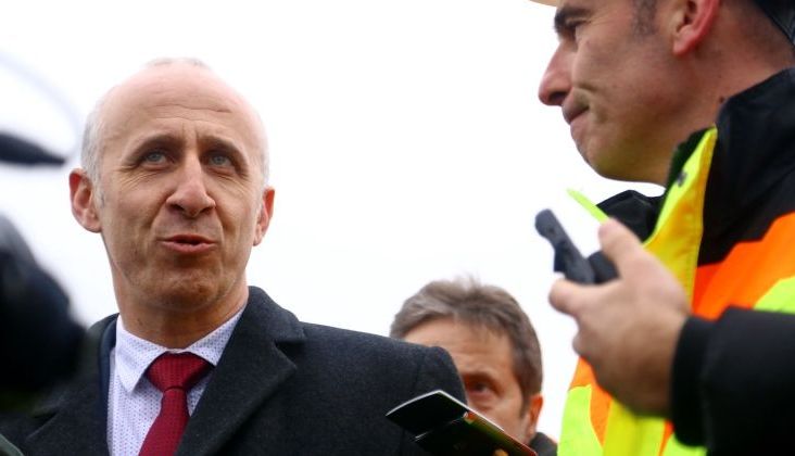 Ministrul Transporturilor, în control pe şantierele feroviare de pe segmentul Braşov – Sighişoara 1 costescu.jpg