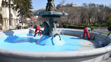 BRAŞOV. Fântânile arteziene din oraş vor fi pornite până de 1 Mai! 1 fantanaartezianacerculmilitarvopsita_208929.JPG