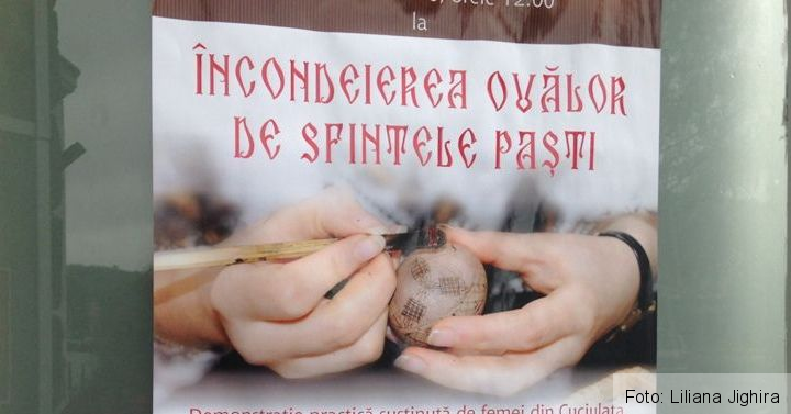 BRAȘOV. Demonstrație de încondeiat ouă cu motive ceangăiești 1 img-0930.jpg