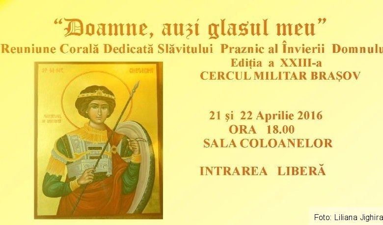 BRAŞOV. Reuniune corală la Braşov, dedicată Praznicului Învierii 1 reuniuneacoral.jpg