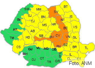 BRAȘOV. ATENȚIE! La noapte, intrăm sub cod portocaliu de ploi!!! 1 codportocaliu.png
