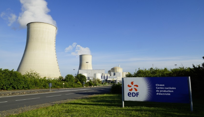 Angajații a 16 dintre cele 19 centrale nucleare din Franța, în GREVĂ 1 franacentrale.png