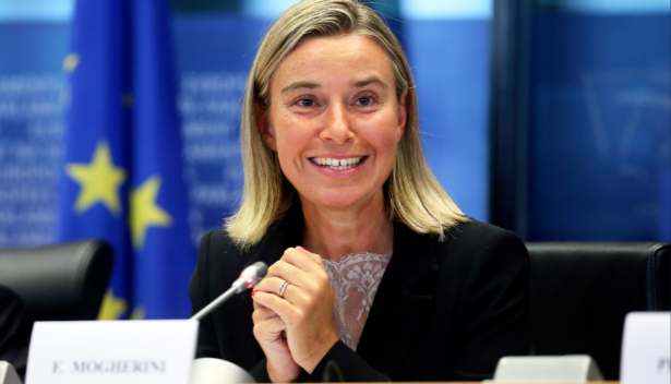 UE va oferi Libiei asistență pentru reconstituirea Forțelor navale și Pazei de coastă 1 mogherini.png