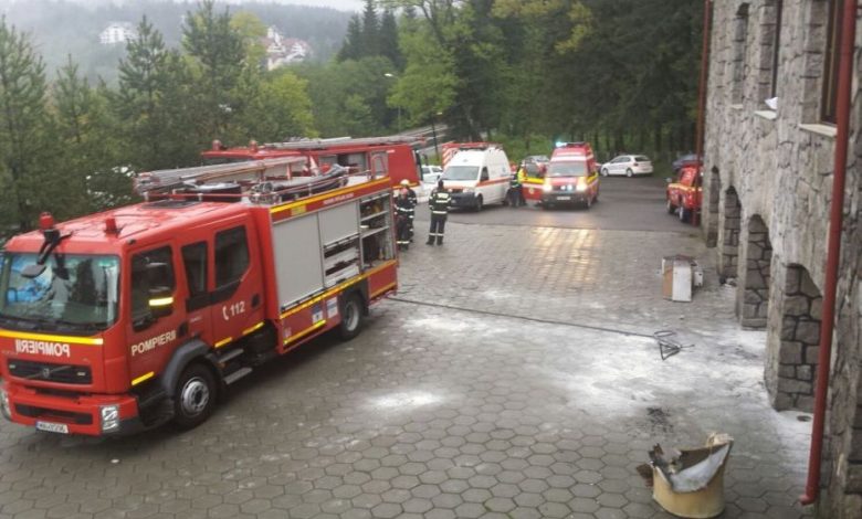 ALERTĂ. Brașov. Incendiu la hotelul Rozmarin din Predeal. Aproximativ 120 de turiști, EVACUAȚI 1 rozmarin.jpg
