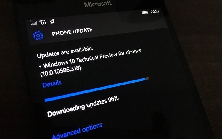 Windows 10 Mobile Build 10586.318 lansat oficial în Release Preview! 1 window10318.jpg