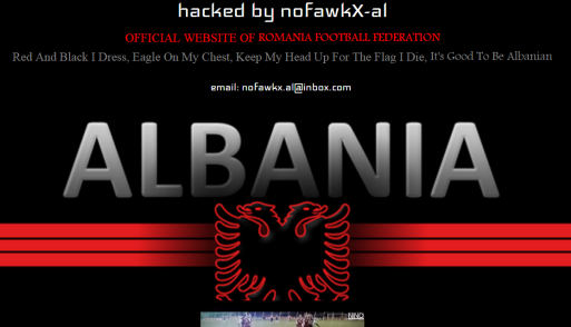 Site-ul Federației Române de Fotbal a fost spart de hackeri 1 alba.png