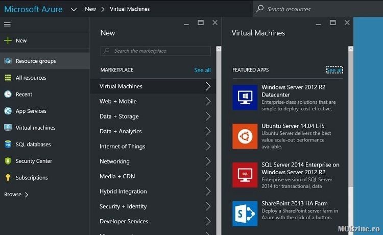 Una din trei maşini virtuale Azure e pe Linux 1 azurevm.jpg