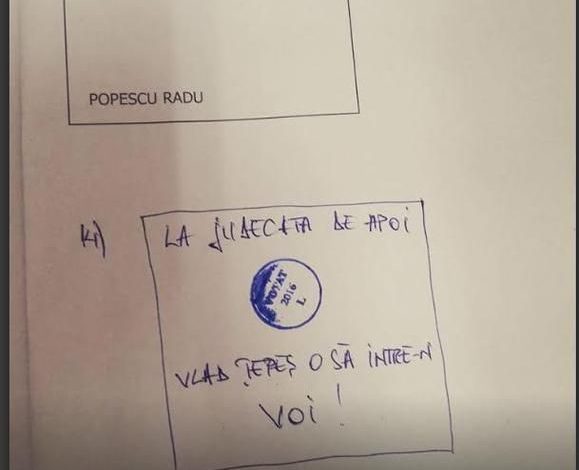 Alegeri locale 2016. Amenzi pentu alegătorii care şi-au postat buletinul de vot pe Facebook 1 votat-tepes.jpg