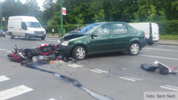 BRAŞOV. Motociclist lovit de un autoturism pe strada 13 Decembrie 1 IMG-20160707-WA0000_216307.jpg