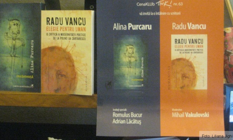 BRAŞOV. Alina Purcaru aduce rezistenţa, Radu Vancu, „Elegia pentru uman” 1 img-1387_2.jpg