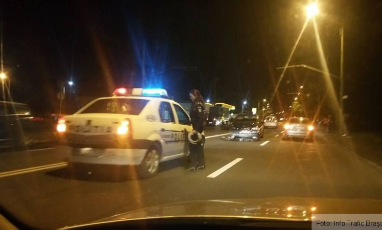 Update. BRAŞOV. A provocat un accident rutier cu victime, pe strada Hărmanului, la schimbarea benzii de mers 1 accidentharmanului2.jpg