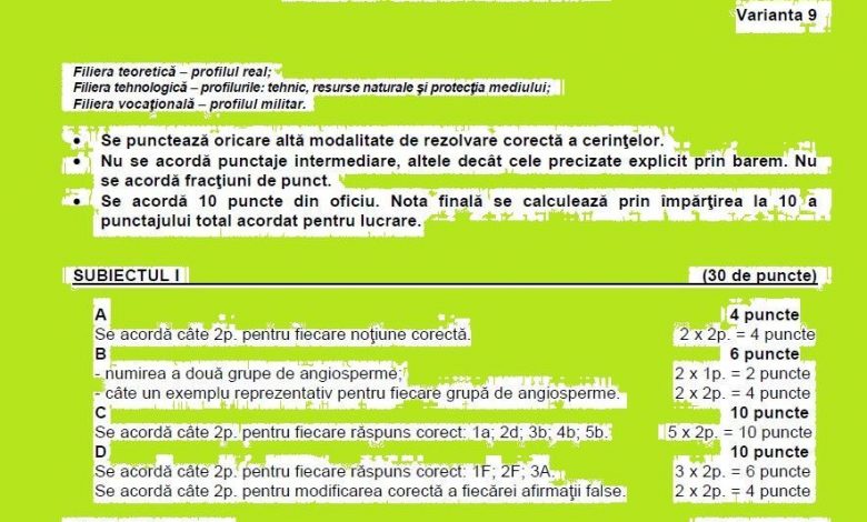 BAC 2016. Util pentru cei care vor să depună contestaţii 1 biol.jpg