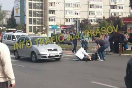 BRAŞOV. Femeie lovită de o maşină 1 dacia_3.jpg