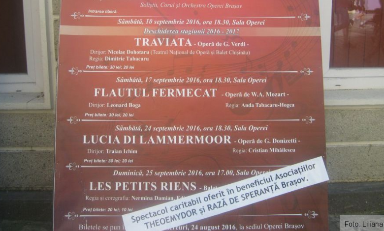 BRAŞOV. Opera anunţă deschiderea stagiunii 2016/2017 1 img-2969.jpg