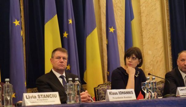 Preşedintele Iohannis îşi menţine aprecierea faţă de şefa DNA 1 iohanniskovesi.jpg