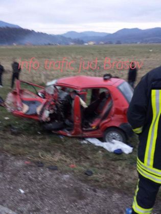 Update. BRAȘOV. Șoferul băut care a provocat accidentul mortal de pe DN 73 a fost arestat preventiv 1 accident dn 73 4_223247.jpg