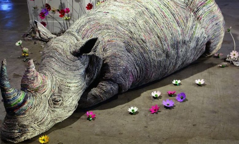 Animale realizate din... ZIARE - GALERIE FOTO 1 animal_3.jpg