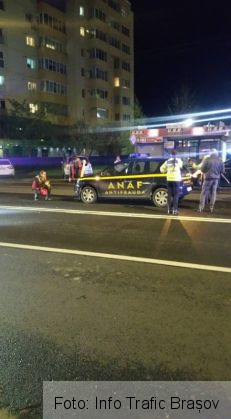 BRAȘOV. Pieton accidentat de o mașină ANAF, în zona unei „zebre” de pe Bulevardul Muncii (FOTO) 1 accident anaf_224962.jpg