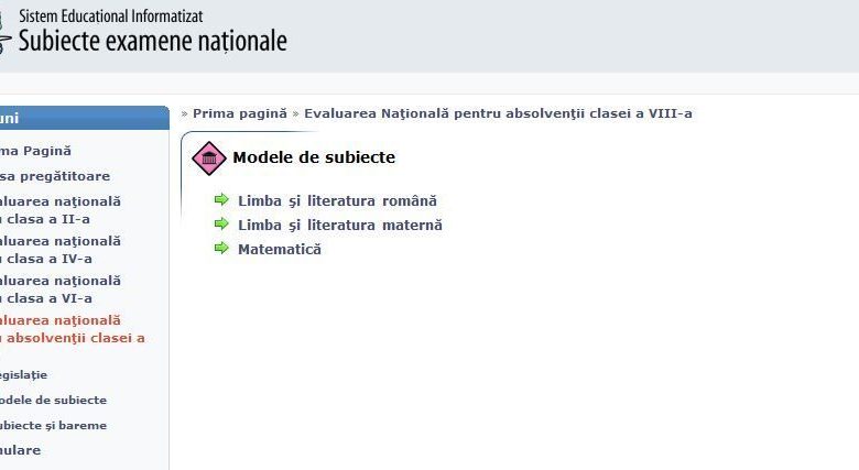 EVALUAREA NAŢIONALĂ 2017. Cum arată subiectele pentru viitorii absolvenţi de clasa a VIII-a 1 subiecte.jpg