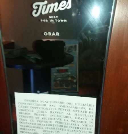 BRAŞOV. Încă un club de noapte din centrul oraşului a fost închis de ISU 1 times.jpg
