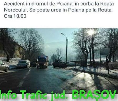 BRAŞOV. Taxi răsturnat pe strada Crişan, la Roata Norocului! Un alt accident a avut loc pe Ocolitoare (FOTO) 1 accidentcrisan.jpg