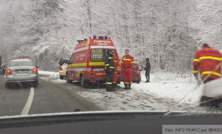 BRAȘOV. Accident pe drumul spre Poiana Brașov - FOTO 1 accidentpoiana_3.jpg