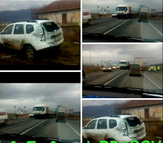 BRAŞOV. Accident pe Şoseaua Cristianului (FOTO) 1 accidentsoseauacristianului.png