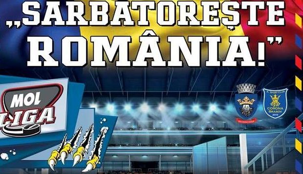 BRAȘOV. Sărbătorește România la Patinoarul „Olimpic”, cu fasole, cârnați și vin fiert, înaintea meciului Corona Brașov - Debrecen 1 corona_51.jpg