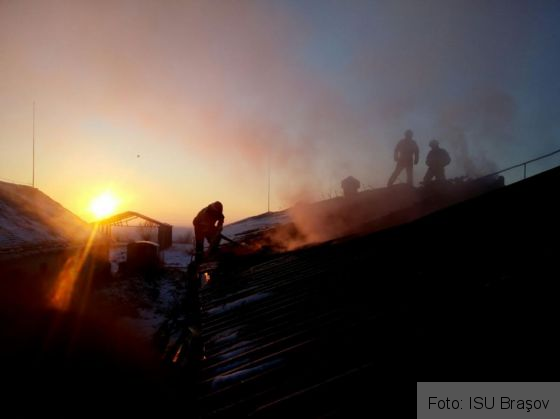 BRAŞOV. Incendiu la o fermă de porci (FOTO) 1 foc ferma 2_226792.jpg